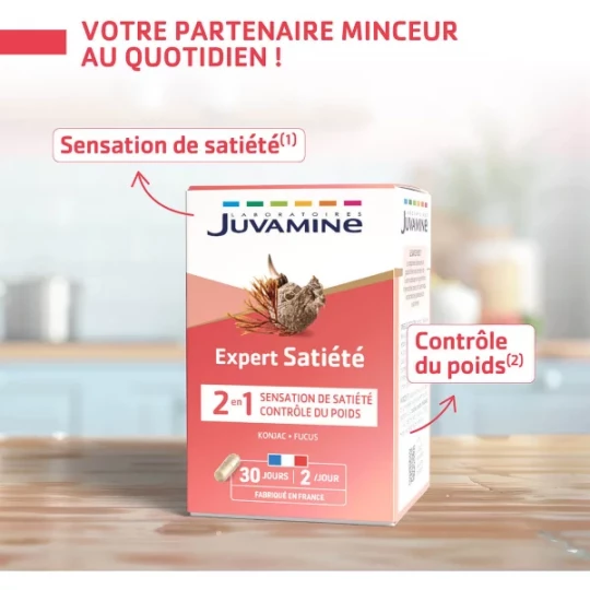 Juvamine Expert Satiete 2 En 1 Gélules x 60 - image 2