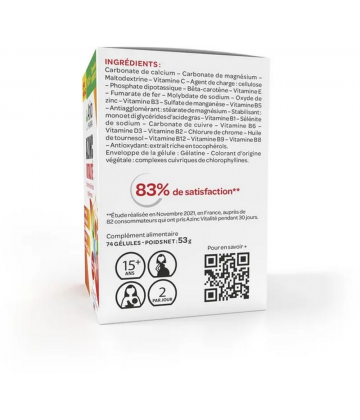 Azinc Vitalité Adulte Gélules 60 + 14 Offertes