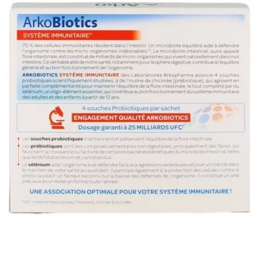Arkopharma ArkoBiotics Système Immunitaire Sachets x 15 - image 2