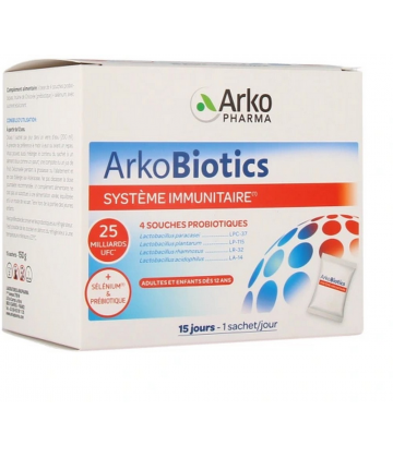 Arkopharma ArkoBiotics Système Immunitaire Sachets x 15