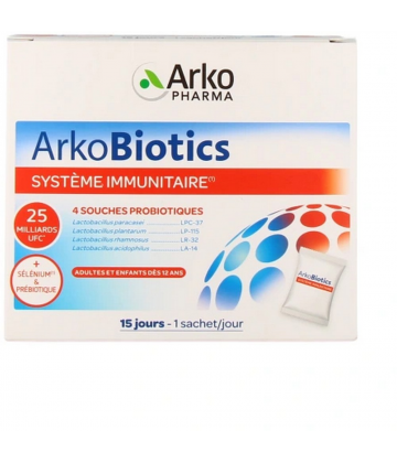 Arkopharma ArkoBiotics Système Immunitaire Sachets x 15