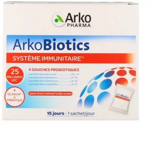 Arkopharma ArkoBiotics Système Immunitaire Sachets x 15 - image 3