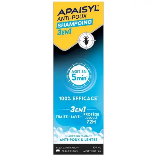 Apaisyl Anti-Poux Shampooing 3 en 1 - image 5