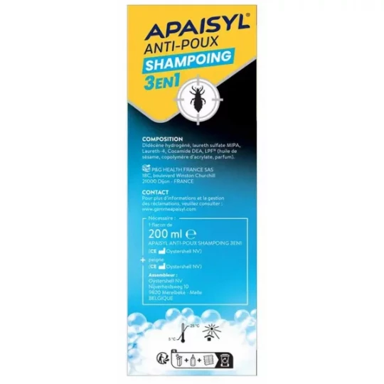 Apaisyl Anti-Poux Shampooing 3 en 1 - image 12
