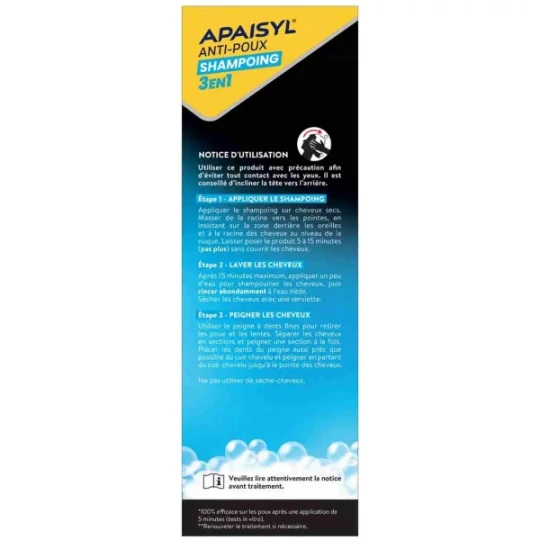 Apaisyl Anti-Poux Shampooing 3 en 1 - image 13