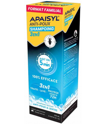 Apaisyl Anti-Poux Shampooing 3 en 1 - image 2