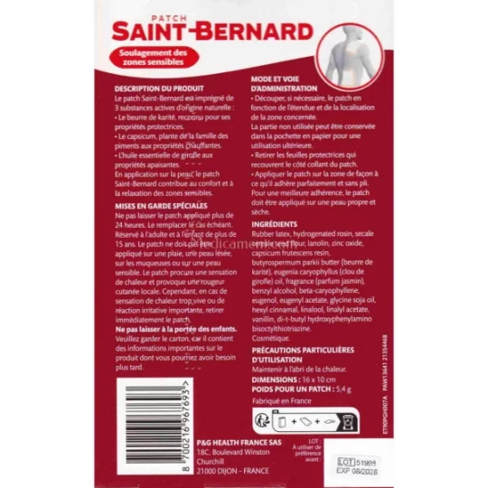 Saint-Bernard Patch Découpables x 3 - image 2