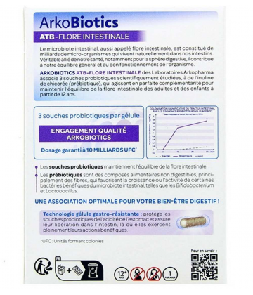 Arkopharma ArkoBiotics ATB Flore Intestinale Gélules