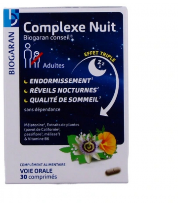 Biogaran Conseil Complexe Nuit Comprimés x 30 - image 3
