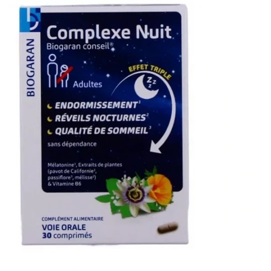 Biogaran Conseil Complexe Nuit Comprimés x 30 - image 3