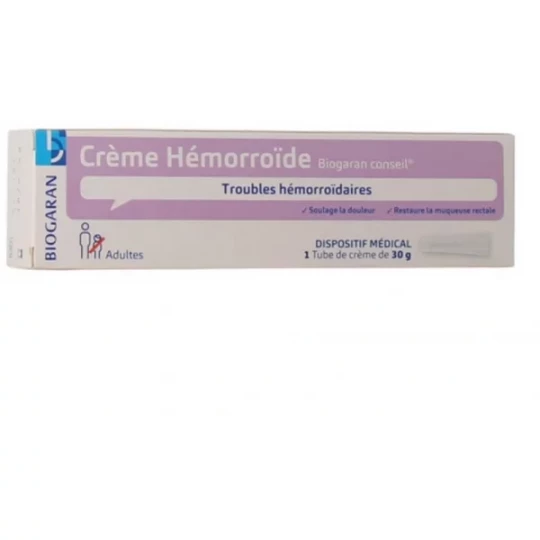 Biogaran Crème Hémorroïdes 30 g