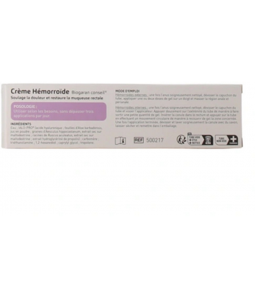 Biogaran Crème Hémorroïdes 30 g