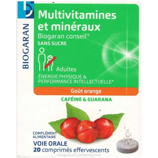 Biogaran Conseil Multivitamines et Minéraux Comprimés x 20