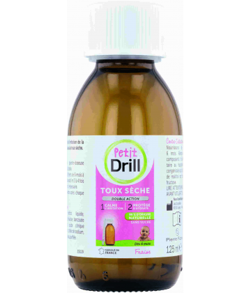 Petit Drill Sirop Toux Sèche Nourrisson Enfant 125 ml