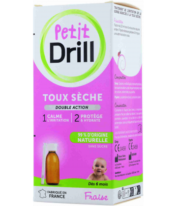 Petit Drill Sirop Toux Sèche Nourrisson Enfant 125 ml