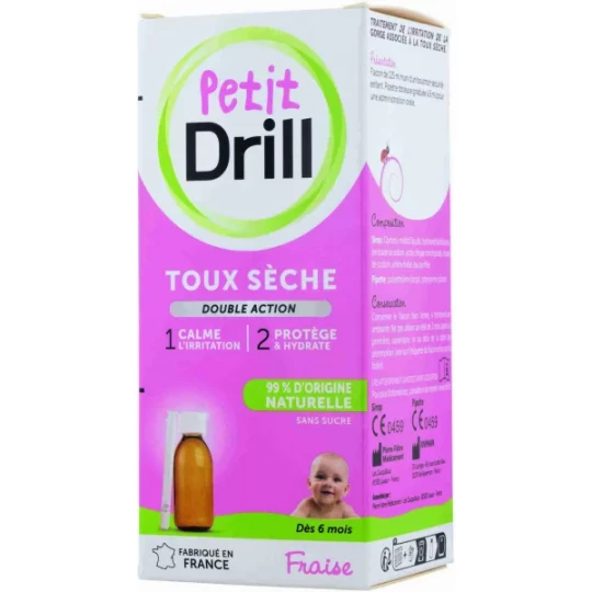 Petit Drill Sirop Toux Sèche Nourrisson Enfant 125 ml