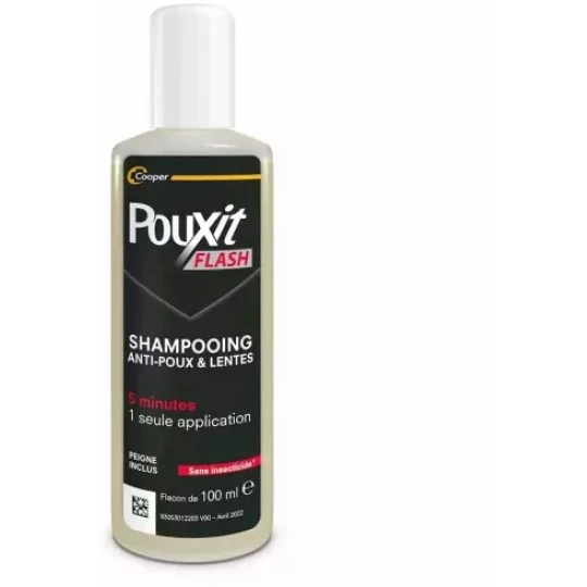 Pouxit Flash Shampooing Anti-Poux & Lentes 2 x 100 ml - image 5