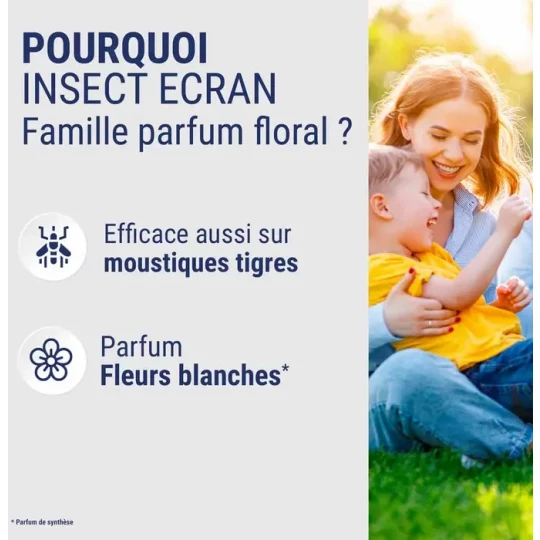 Insect Ecran Famille Parfum Floral Anti-Moustiques Spray 100 ml - image 2