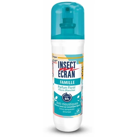 Insect Ecran Famille Parfum Floral Anti-Moustiques Spray 100 ml