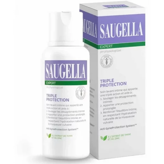 Saugella Expert Soin Lavant Intime Triple Protection Lot 2 x 250 ml - image 2