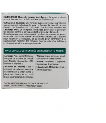 Oenobiol Hair Expert Chute de Cheveux Anti-Âge Comprimés