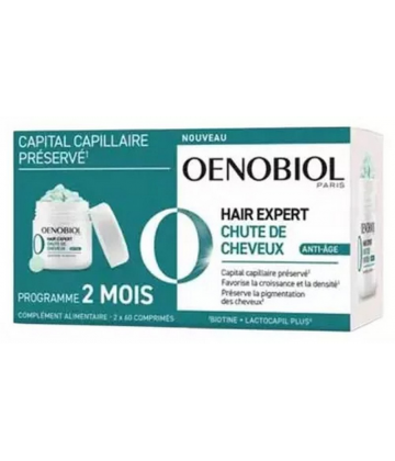 Oenobiol Hair Expert Chute de Cheveux Anti-Âge Comprimés