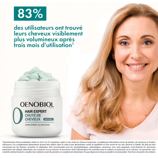 Oenobiol Hair Expert Chute de Cheveux Anti-Âge Comprimés - image 12