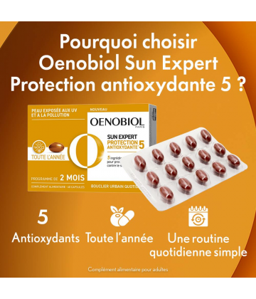 Oenobiol Sun Expert Protection Antioxydante Capsules x 60