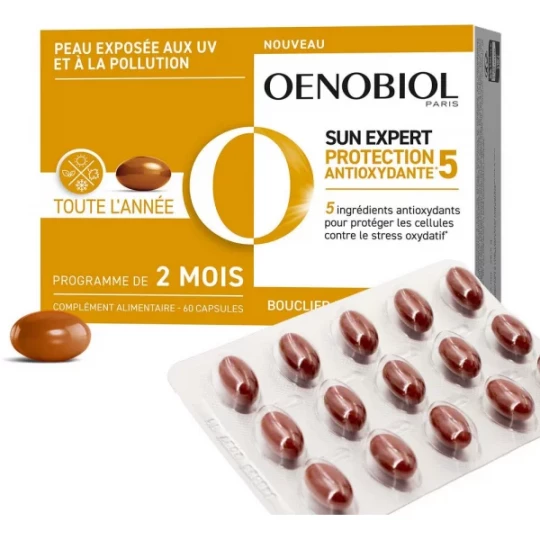 Oenobiol Sun Expert Protection Antioxydante Capsules x 60 - image 8