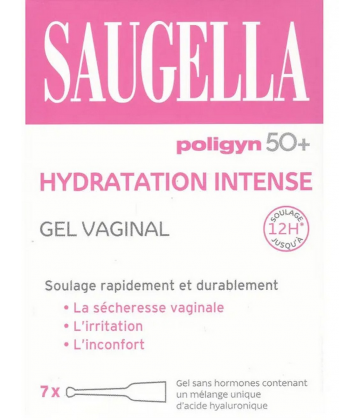Saugella Poligyn 50+ Hydratation Intense Gel Vaginal Unidoses x 7
