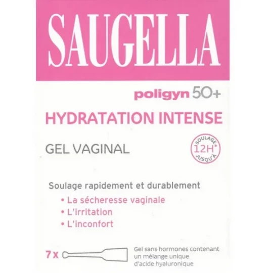Saugella Poligyn 50+ Hydratation Intense Gel Vaginal Unidoses x 7