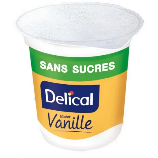 Delical Crème Dessert HP/HC Sans Sucre Vanille 4 x 200 g - image 2