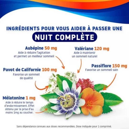Valdispert Nuit Complète Comprimés x 30 - image 2
