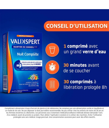 Valdispert Nuit Complète Comprimés x 30