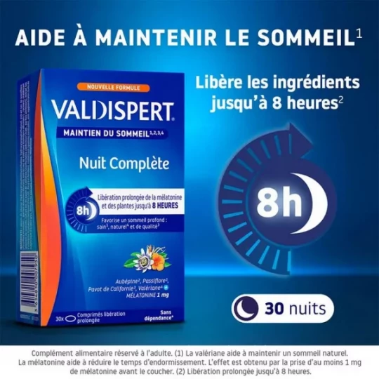 Valdispert Nuit Complète Comprimés x 30 - image 4