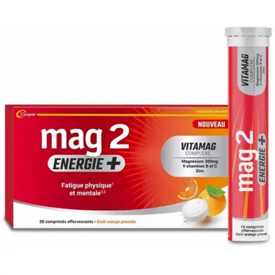 Mag 2 Énergie+ Goût Orange Pressée Comprimés x 30 - image 4