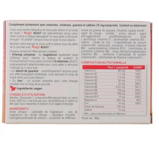 Mag 2 Boost Comprimés x 20 - image 2