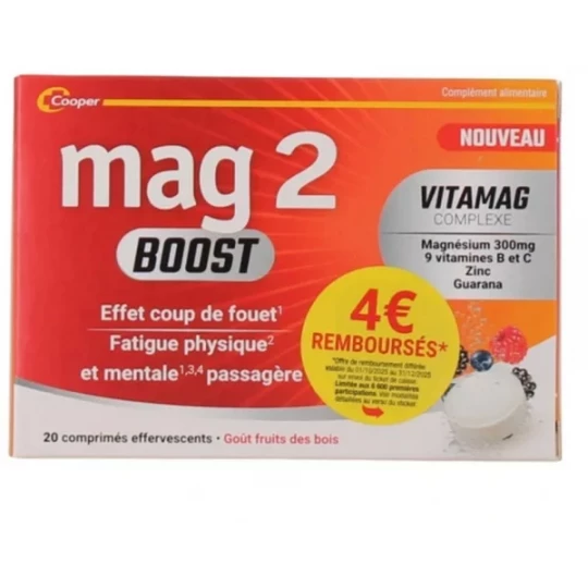 Mag 2 Boost Comprimés x 20 - image 3