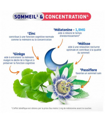 Valdispert Sommeil & Concentration Comprimés x 24
