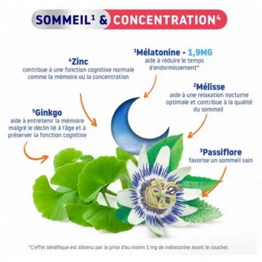 Valdispert Sommeil & Concentration Comprimés x 24 - image 2
