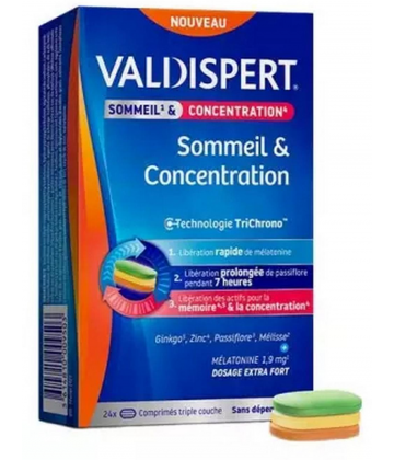 Valdispert Sommeil & Concentration Comprimés x 24