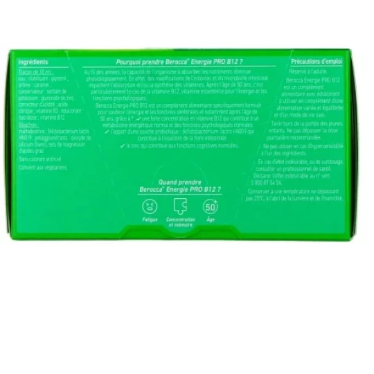 Berocca Énergie Pro B12 Flacons À Boire x 10 - image 2