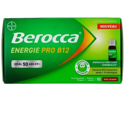 Berocca Énergie Pro B12 Flacons À Boire x 10 - image 3