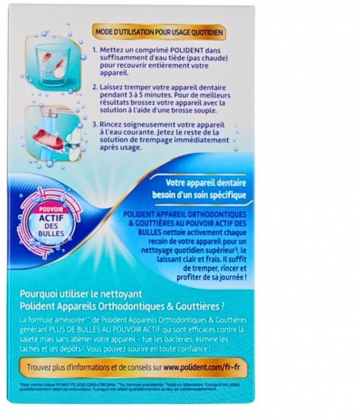 Polident Appareils Orthodontiques et Gouttières x 36