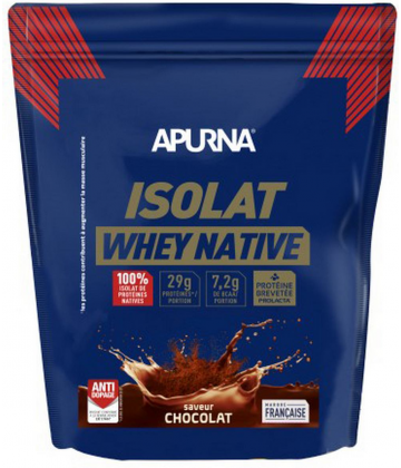 Apurna Isolat Whey Native Chocolat 720 g