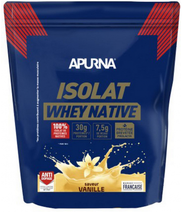 Apurna Isolat Whey Native Vanille 720 g