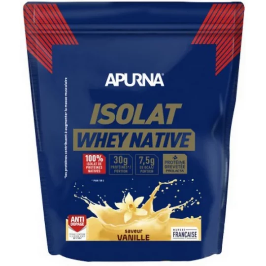 Apurna Isolat Whey Native Vanille 720 g