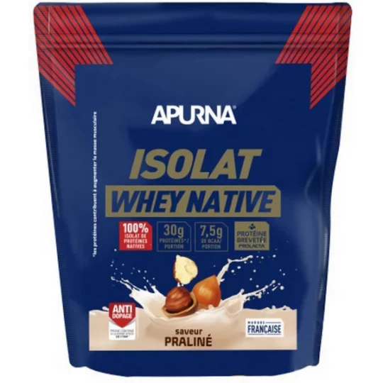 Apurna Isolat Whey Native Praliné 720 g