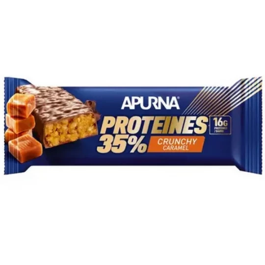 Apurna Barre Proteines Crunchy Caramel 45 g