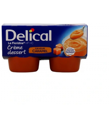 Delical Crème Dessert HP HC La Floridine Saveur Caramel 4 x 200 g